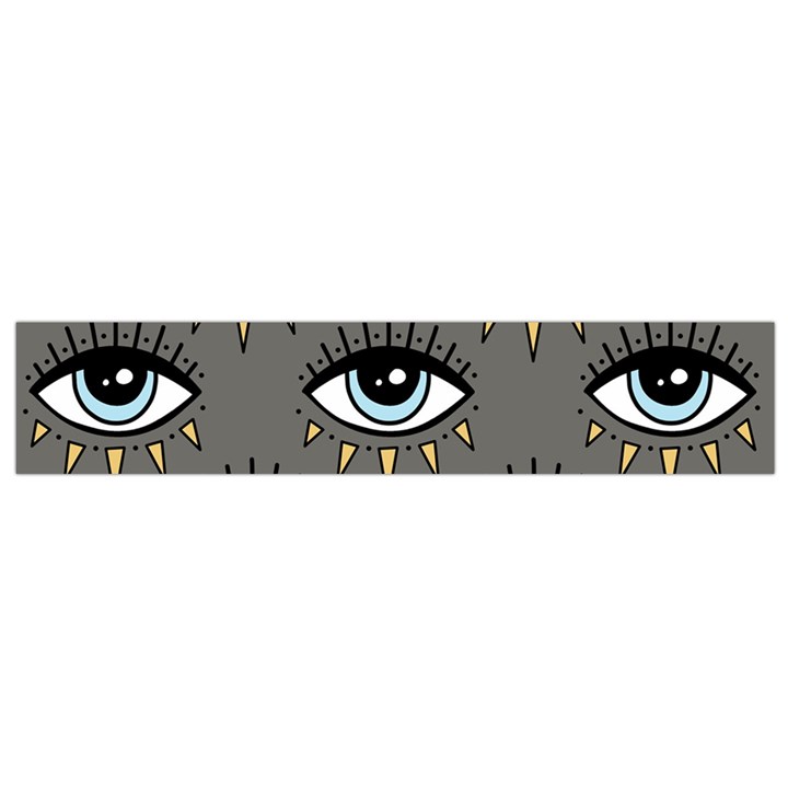 Eyes pattern Small Flano Scarf