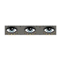 Eyes Pattern Flano Scarf (mini) by Valentinaart