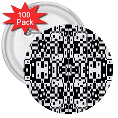 Bw 5 3  Buttons (100 Pack)  by ArtworkByPatrick