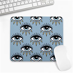 Eyes Pattern Large Mousepads by Valentinaart