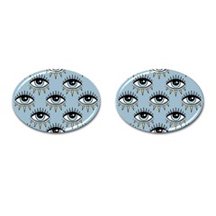 Eyes Pattern Cufflinks (oval) by Valentinaart