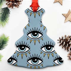 Eyes Pattern Ornament (christmas Tree) 