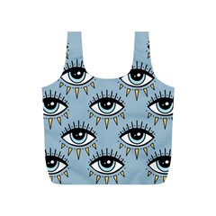 Eyes Pattern Full Print Recycle Bag (s) by Valentinaart