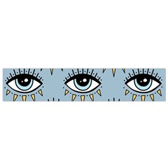 Eyes Pattern Small Flano Scarf by Valentinaart