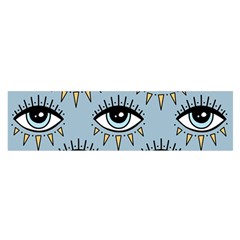 Eyes Pattern Satin Scarf (oblong) by Valentinaart