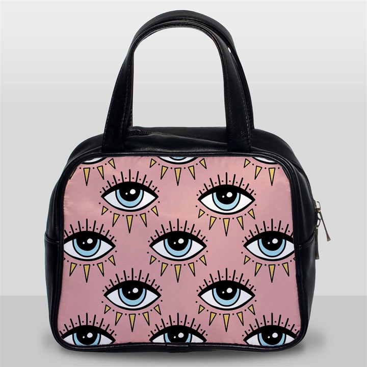 Eyes pattern Classic Handbag (Two Sides)