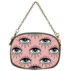 Eyes Pattern Chain Purse (one Side) by Valentinaart