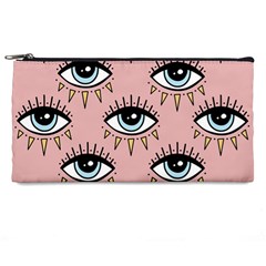 Eyes Pattern Pencil Cases by Valentinaart