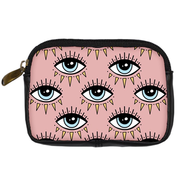 Eyes pattern Digital Camera Leather Case