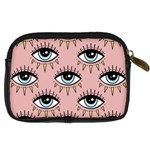 Eyes pattern Digital Camera Leather Case Back