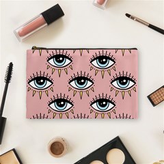 Eyes Pattern Cosmetic Bag (medium)