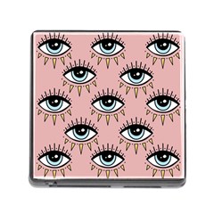 Eyes Pattern Memory Card Reader (square 5 Slot)