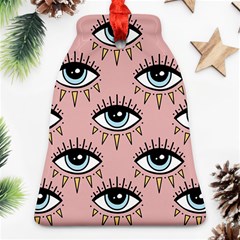 Eyes Pattern Bell Ornament (two Sides)