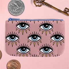 Eyes Pattern Large Coin Purse by Valentinaart