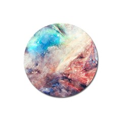 Abstract painting Magnet 3  (Round)