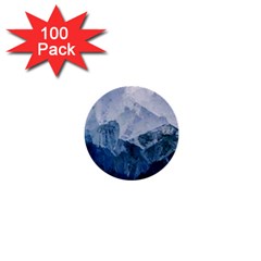 Blue ocean 1  Mini Buttons (100 pack) 