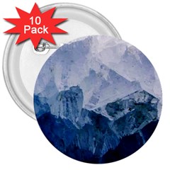 Blue ocean 3  Buttons (10 pack) 