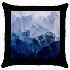 Blue ocean Throw Pillow Case (Black)