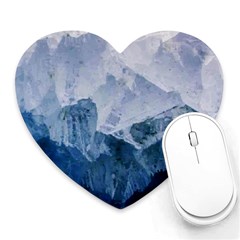 Blue ocean Heart Mousepads