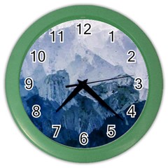 Blue ocean Color Wall Clock