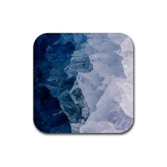 Blue mountains Rubber Coaster (Square) 