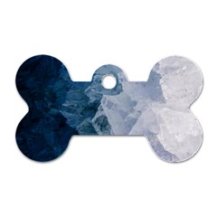 Blue mountains Dog Tag Bone (Two Sides)