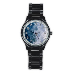 Blue mountains Stainless Steel Round Watch