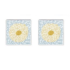 Summer sky Cufflinks (Square)