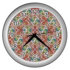 New Arrivals-a-16 Wall Clock (silver) by ArtworkByPatrick