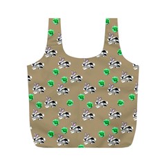 Bunnies Pattern Full Print Recycle Bag (m) by bloomingvinedesign