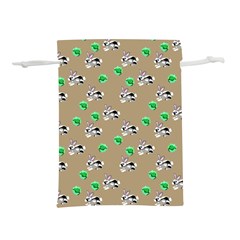 Bunnies Pattern Lightweight Drawstring Pouch (l)