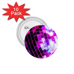 Purple Disco Ball 1 75  Buttons (10 Pack) by essentialimage