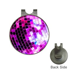 Purple Disco Ball Hat Clips With Golf Markers by essentialimage