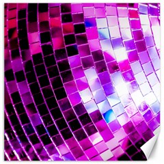 Purple Disco Ball Canvas 16  X 16  by essentialimage