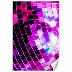 Purple Disco Ball Canvas 24  X 36  by essentialimage