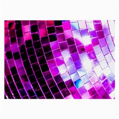 Purple Disco Ball Large Glasses Cloth by essentialimage