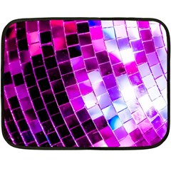 Purple Disco Ball Fleece Blanket (mini) by essentialimage