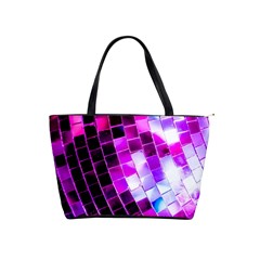 Purple Disco Ball Classic Shoulder Handbag by essentialimage