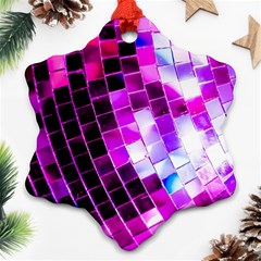 Purple Disco Ball Ornament (snowflake) by essentialimage