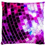 Purple Disco Ball Large Cushion Case (One Side) Front