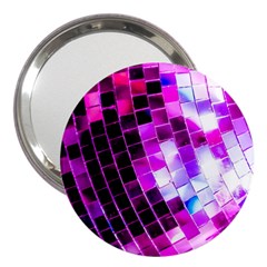 Purple Disco Ball 3  Handbag Mirrors by essentialimage