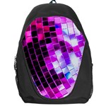 Purple Disco Ball Backpack Bag Front