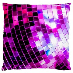 Purple Disco Ball Standard Flano Cushion Case (one Side)