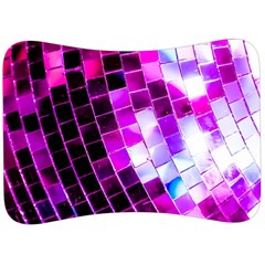 Purple Disco Ball Velour Seat Head Rest Cushion by essentialimage