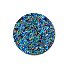 New Arrivals-a-9-10 Rubber Coaster (round)  by ArtworkByPatrick