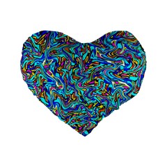 New Arrivals-a-9-10 Standard 16  Premium Flano Heart Shape Cushions by ArtworkByPatrick