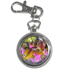 Coleus & Petunia Key Chain Watches by Riverwoman