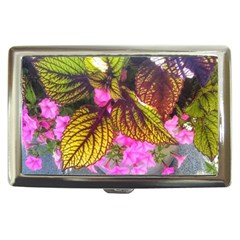 Coleus & Petunia Cigarette Money Case by Riverwoman