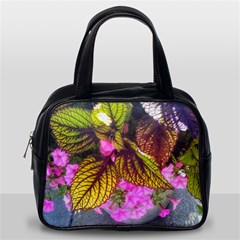 Coleus & Petunia Classic Handbag (one Side) by Riverwoman