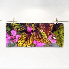 Coleus & Petunia Hand Towel by Riverwoman